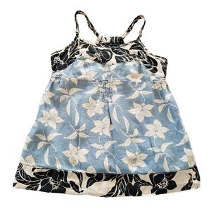 Gap Womens Floral Linen Tank S